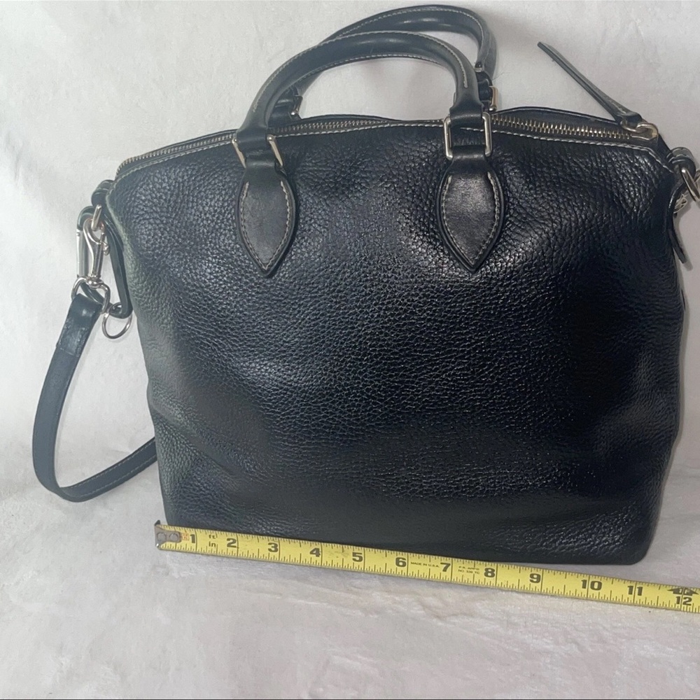 Dooney & Bourke Black Pebbled Leather Satchel - Picture 16 of 16